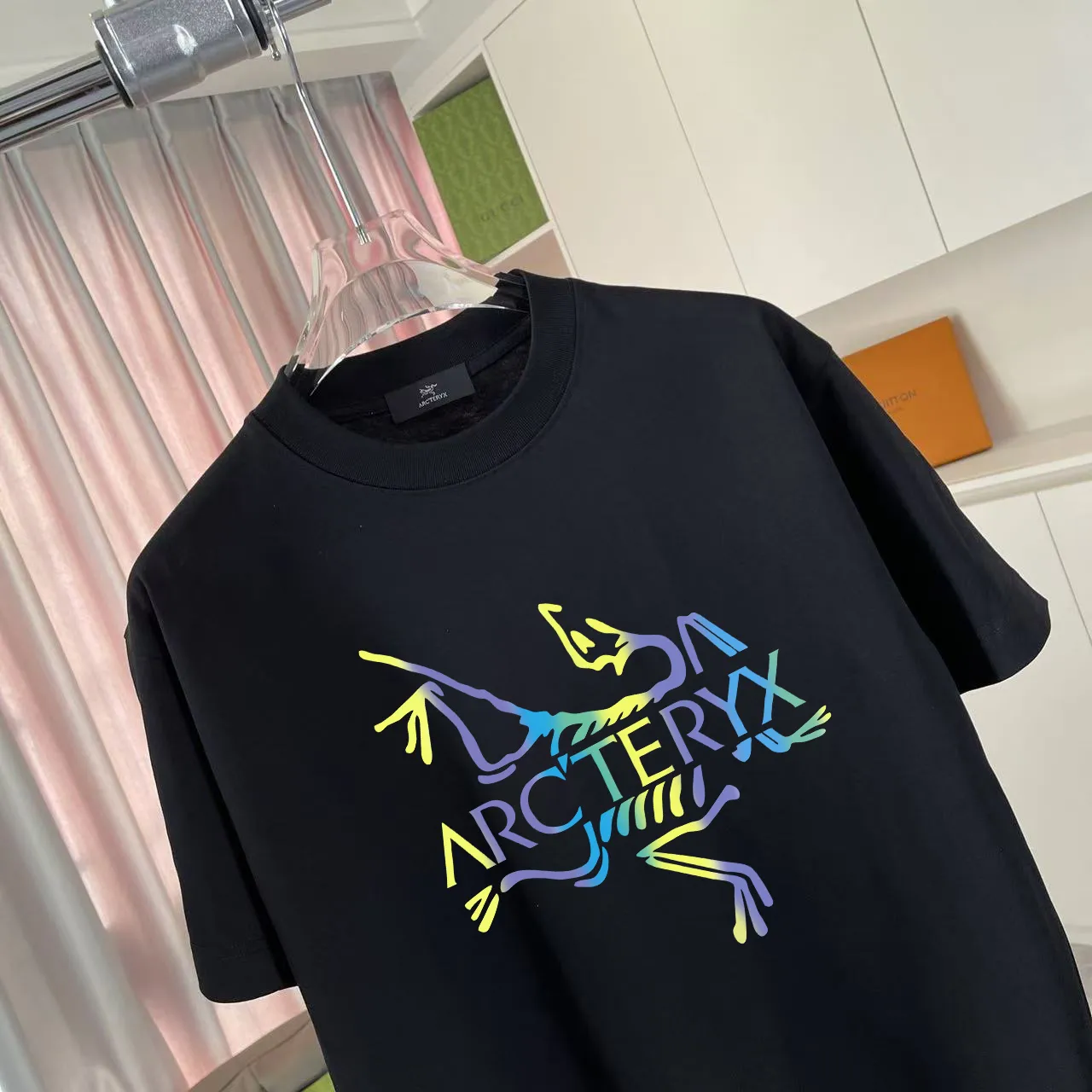 ARC'TERYX* 2025 New Arrival logo t g Same Style Size：S M L XL XXL ：Black White Pink Red